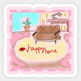 happy home Sticker